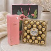 «Солодка Гармонія» Подарунковий набір (Аромадифузор + цукерки Ferrero Rocher)