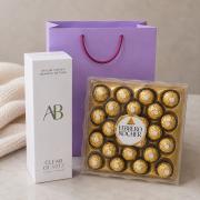 «Кришталева Енергія» Подарунковий набір (Аромадифузор + цукерки Ferrero Rocher)