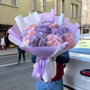 Букет из 15 гортензий