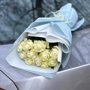 Букет из 11 белых роз