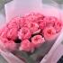 Букет из 25 розовых пионовидных роз Pink Expression