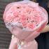 Букет 25 розовых гвоздик (диантусов)