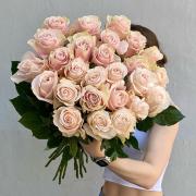 Букет 25 роз Pink Mondial (Эквадор)