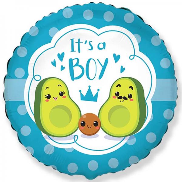 Шар фольгированный "It's a boy", 46 см