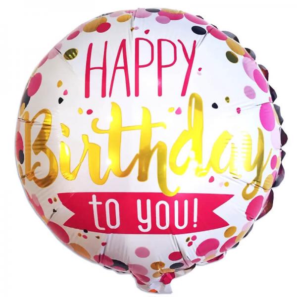 Шар "Happy Birthday to you"