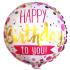 Шар "Happy Birthday to you"