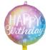 Шар фольгированный "Happy Birthday", градиент, 46 см