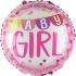 Шар фольгированный "Baby girl", 46 см