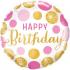 Шар Happy Birthday, 46 см