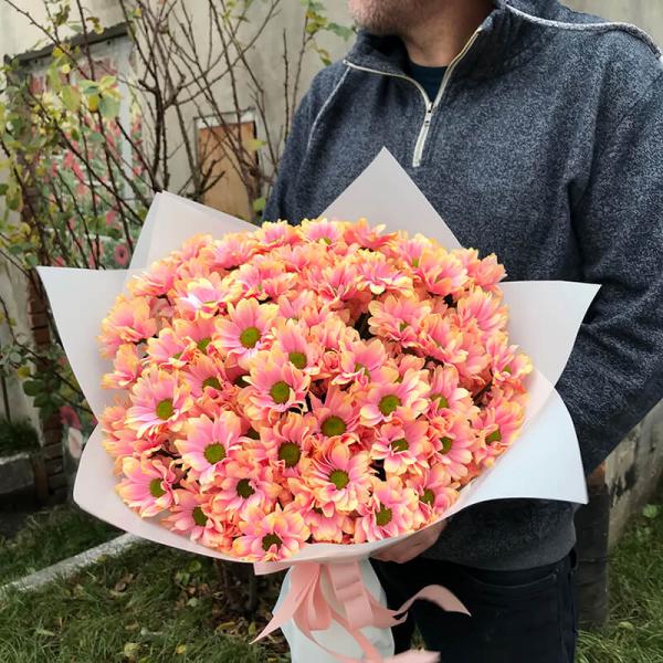 Букет из хризантем