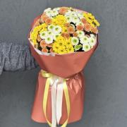 Букет хризантем Сантини, 15 шт